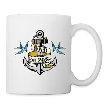 Anchor Dad 25 Dad Baby Dad 2025 Father's Day - Mug - white - Right