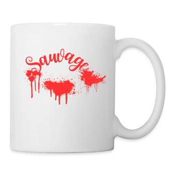SAUVAGE - Mug blanc - blanc - Droite