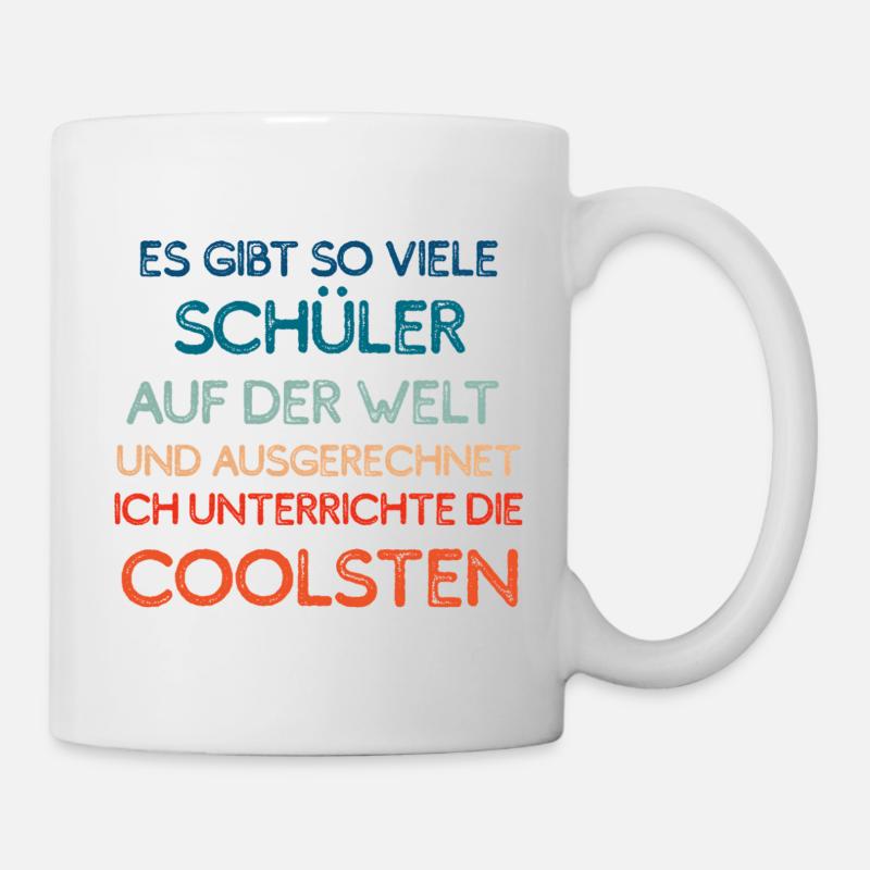 Die coolsten Schüler - Tasse - Weiß