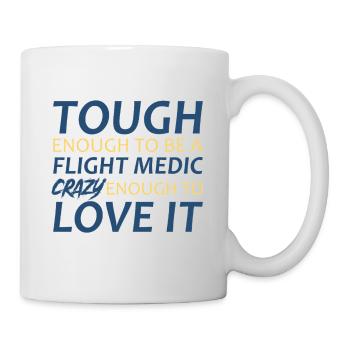 Flight Paramedic Crazy Luftrettung - Tasse - Weiß - Rechts