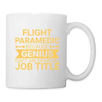Flight Paramedic Genius Luftrettung - Tasse - Weiß - Rechts