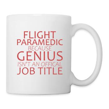 Flight Paramedic Genius Luftrettung - Tasse - Weiß - Rechts