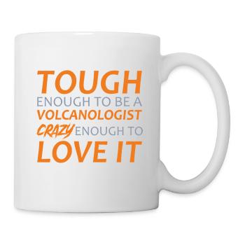 Volcanologist crazy Volcanology - Tasse - Weiß - Rechts