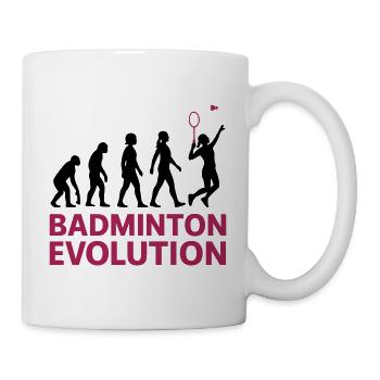 Badminton Evolution Frau Smash Cool - Tasse - Weiß - Rechts