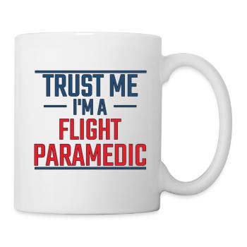 Flight Paramedic Trust me air rescue - Mug - white - Right