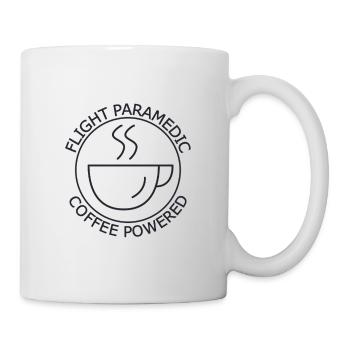 Flight Paramedic Coffee powered air rescue - Mug - white - Right