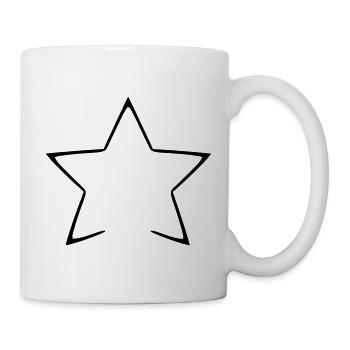 Celestial Starry Night Pattern Shirt - Mug - white - Right