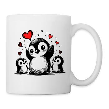 Happy Couple Surrounded by Love - Mug - white - Right