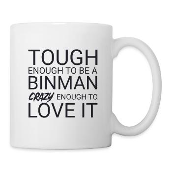 Binman Crazy - Mug - white - Right