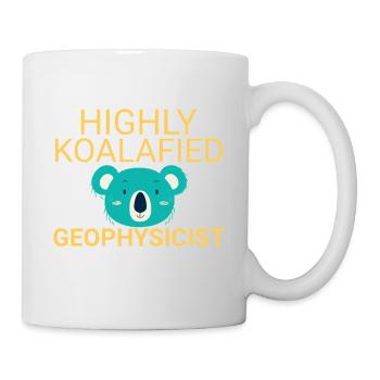 Geophysicist Koalafied Geophysics - Tasse - Weiß - Rechts
