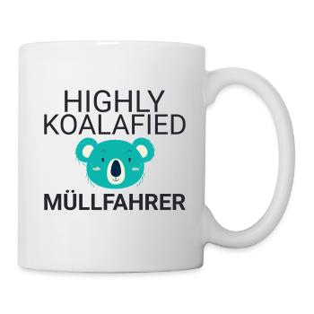Garbage driver Koalafied - Mug - white - Right