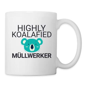 Garbage collector Koalafied - Mug - white - Right
