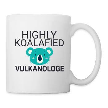 Vulkanologe Koalafied Vulkanologie - Tasse - Weiß - Rechts