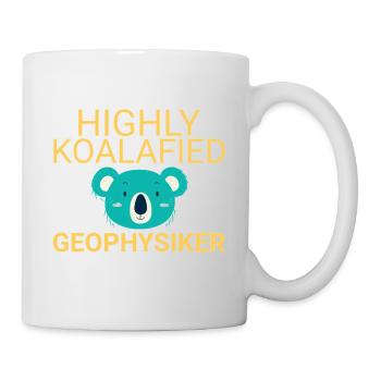 Geophysiker Koalafied Geophysik - Tasse - Weiß - Rechts