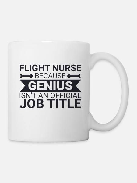 Flight Nurse Genius Luftrettung - Tasse - Weiß