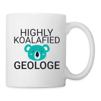 Géologue Koalafied Geology - Mug blanc - blanc - Droite