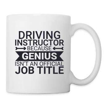 Instructeur de conduite Genius Drive Tutor - Mug blanc - blanc - Droite