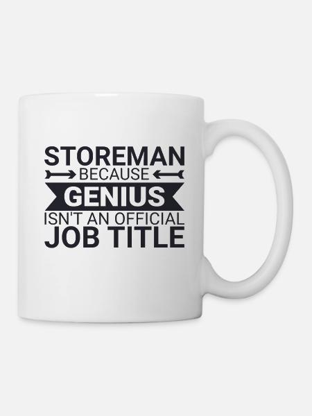 Storeman Genius - Tasse - Weiß