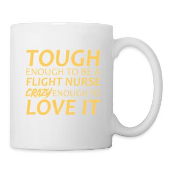 Flight Nurse Crazy Luftrettung - Tasse - Weiß - Rechts