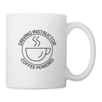 Instructeur de conduite Tutor de conduite au café - Mug blanc - blanc - Droite