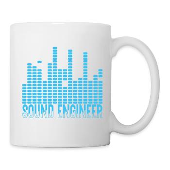 Audio Engineer's Wave Design - Mug - white - Right