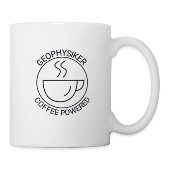 Geophysiker Coffee Powered Geophysik - Tasse - Weiß - Rechts
