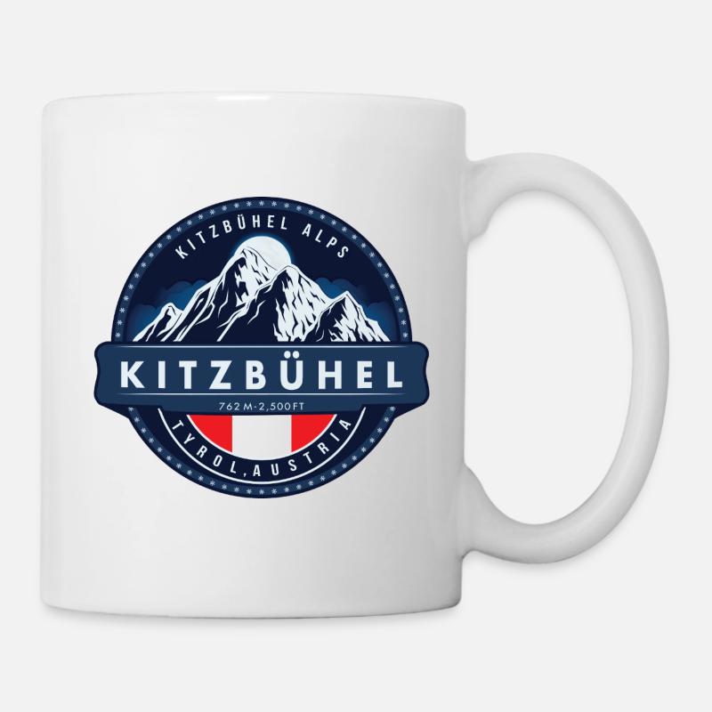 Kitzbühel ,  Kitzbühel Alps, Austria  - Mug blanc - blanc