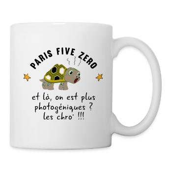 Paris_five_zero - Tasse - Weiß - Rechts