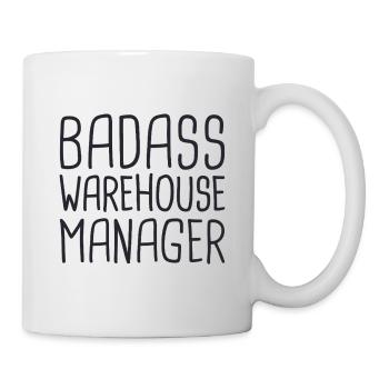 Warehouse Manager Badass - Tasse - Weiß - Rechts