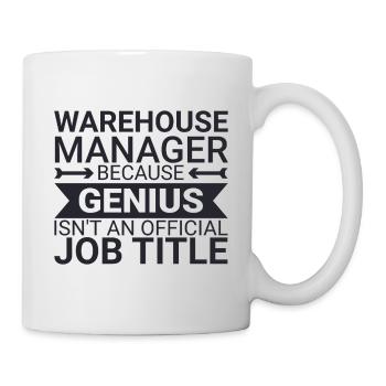 Gestionnaire d’entrepôt Genius - Mug blanc - blanc - Droite