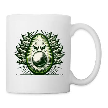 Avocado Warrior Face - Mug - white - Right