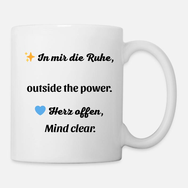 Outside the power - Mug - white