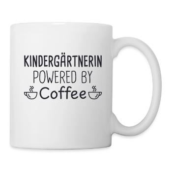 Kindergarten Teacher Powered By Coffee Kindergarten - Mug - white - Right
