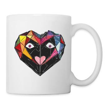 Herz_4 - Mug blanc - blanc - Droite