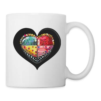 Herz_3 - Mug blanc - blanc - Droite
