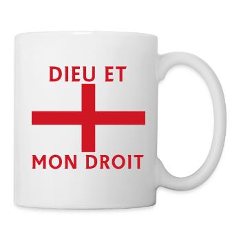 Cross Voice with French Flag Design - Mug - white - Right