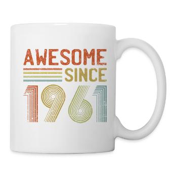 Retro 90s Inspired Colourful Typography - Mug - white - Right