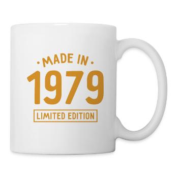 Fabriqué en 1979 - Edition limitée - Année de naissance - Mug blanc - blanc - Droite