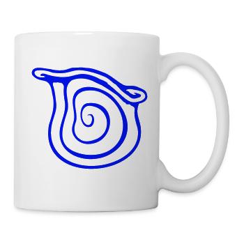 Snail Shell Snail Insect House Spiral Cool - Mug - white - Right