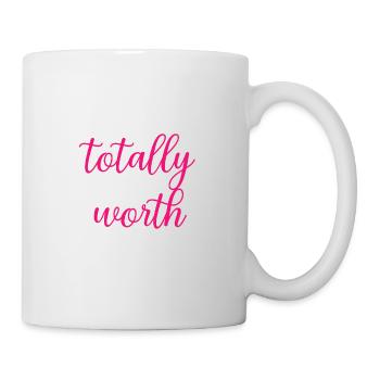 Future Joy Totally Worth It Self Investment	 - Mug - white - Right