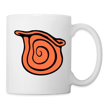 Snail Shell Snail Insect House Spiral Cool - Mug - white - Right