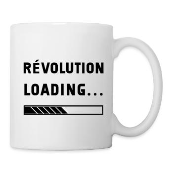 revolution loading - Mug blanc - blanc - Droite