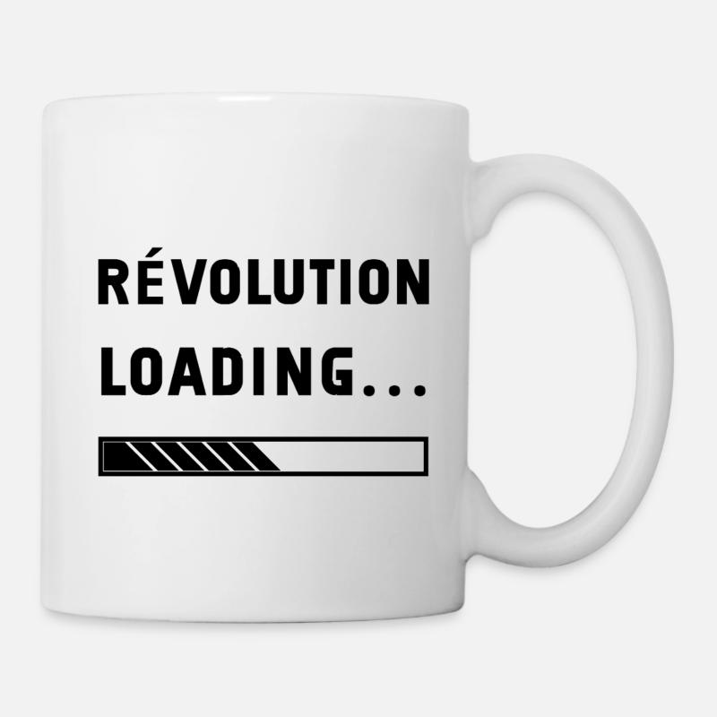 revolution loading - Mug blanc - blanc