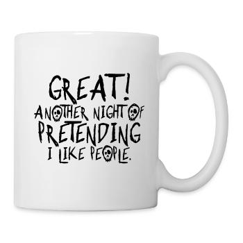 Génial! Drôle Introver Halloween Cadeau - Mug blanc - blanc - Droite