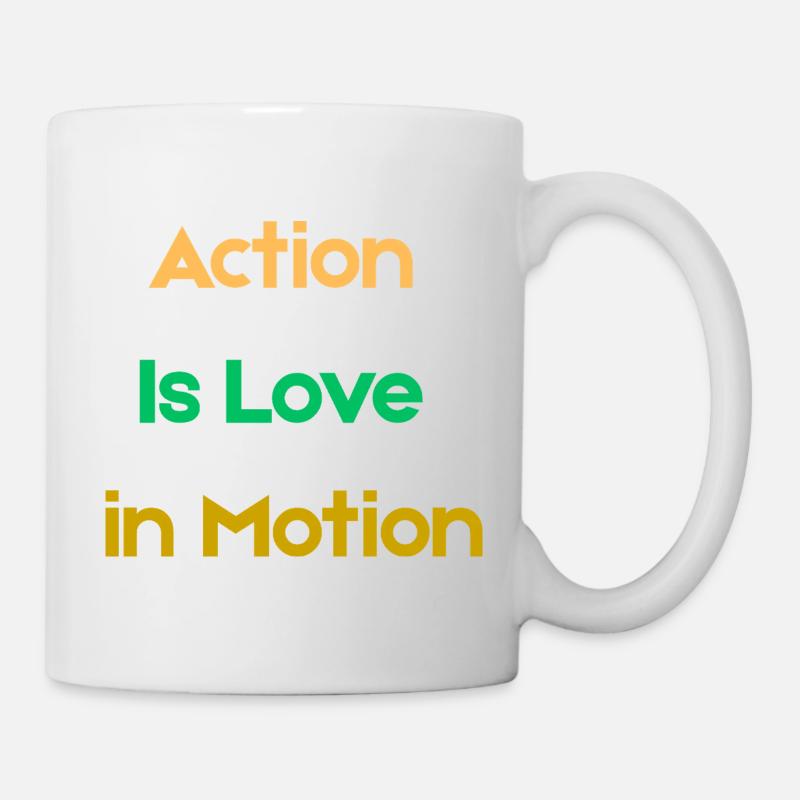 Action_Is_Love_in_Motion - Mug - white