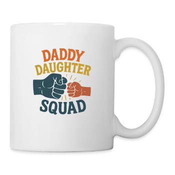 Daddy Daughter Squad Matching Father Daughter - Mug - white - Right