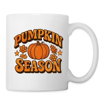 Pumpkin Season Autumn Illustration - Mug - white - Right