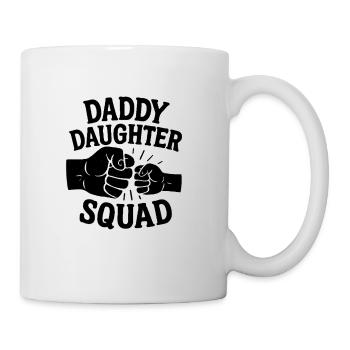 Daddy Daughter Squad Matching Father Daughter - Mug - white - Right