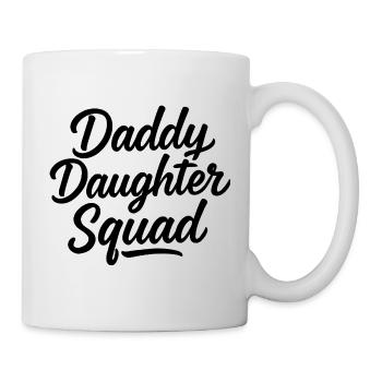 Daddy Daughter Squad Matching Father Daughter - Mug - white - Right
