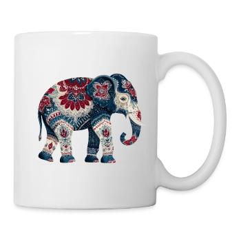Indigo Blue Elephant - Mug - white - Right